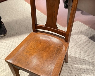 Antique child's chair,  $25