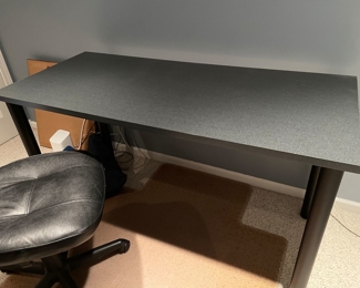 Grey desk/table, 54"L x 24"D x 30"H,  $125