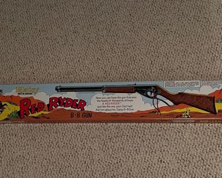 Red Ryder BB gun and 1 box of Red Ryder B-B's,  $35