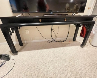 Asian inspired console table, 60"L x 14.5"D x 27"H,  $175