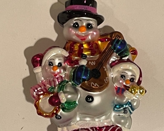 Radko ornament, "Chilly Tunes Trio",  $34