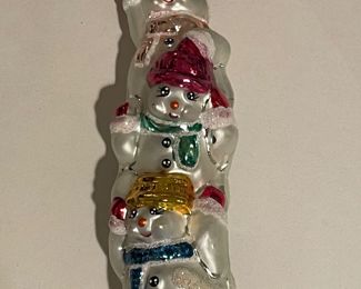 Radko Snowtem pole snowman ornament, $24