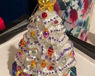 Christopher Radko A White Christmas Tree Ornament, $TBA