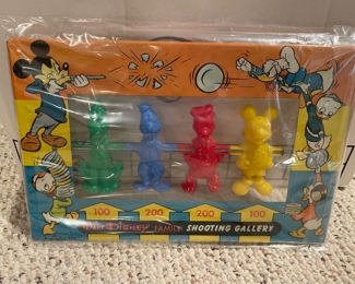 Vintage 1950s Lido Toy Company Walt Disney Family Shooting Gallery Target Toy, $30