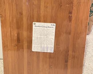 NEW - MIU (France) XLarge Bamboo cutting board, 18"W x 24.5"H, (Retail Amazon $294),  $99