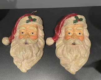 Vintage Santa, Approx 11"H,  2 available,  $20 each