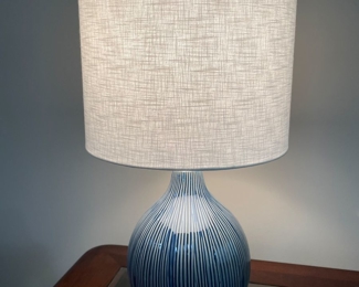 Blue lamp, 21.5"H, $22