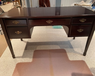 Desk, 29.5"H x 53"W x 24.5" D, $125