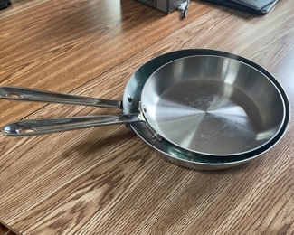 Pair of All Clad Skillets, $99