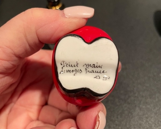 Signed Limoges Santa ~