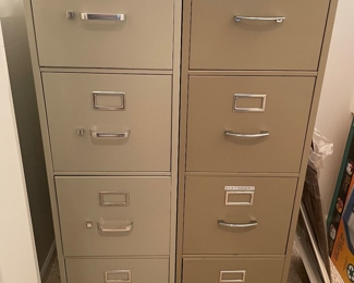 File cabinet, 25"D x 15"W x 52"H,  $35 each