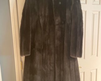 Dark mink coat, Size Medium,  $799