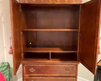 Additional view of inside of armoire ~