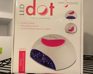 LED Dot nail polish curing light, 2 available,  $75 each