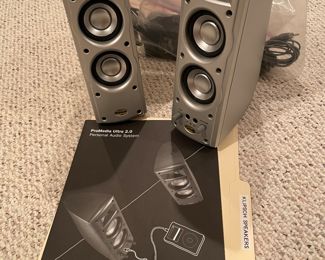 Vintage Klipsch  ProMedia Ultra 2.0 speakers, $95
