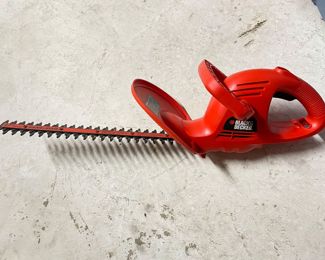 Black & Decker hedge trimmer,  $35