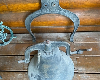 Antique cast iron bell