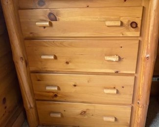 Log cabin bedroom set- chest