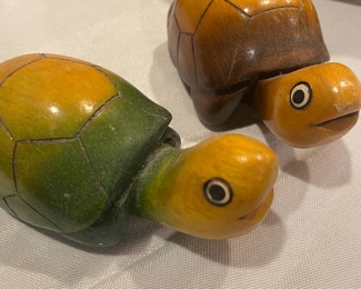 Wooden turtles 