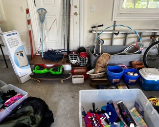 Sports equipment, storage and holiday