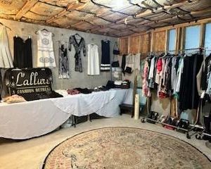 Many Racks of Designer Clothing! Mostly Women’s Size Small to Medium, Size 4 - 8. Notable Brands: Ann Taylor, Cache, White House Black Market, Calvin Klein, Bebe, Guess, Micheal Kors, BCBG Maxazria, Banana Republic, Zara, and More! 