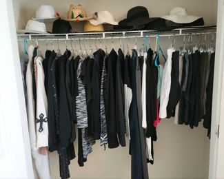 Women’s Clothing (Sizes Small & Medium) and Miscellaneous Hats