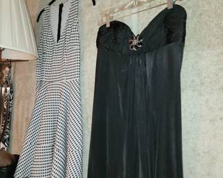 Many Racks of Designer Clothing! Mostly Women’s Size Small to Medium, Size 4 - 8. Notable Brands: Ann Taylor, Cache, White House Black Market, Calvin Klein, Bebe, Guess, Micheal Kors, BCBG Maxazria, Banana Republic, Zara, and More! 