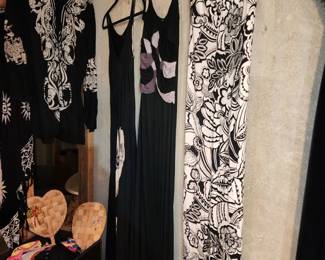 Many Racks of Designer Clothing! Mostly Women’s Size Small to Medium, Size 4 - 8. Notable Brands: Ann Taylor, Cache, White House Black Market, Calvin Klein, Bebe, Guess, Micheal Kors, BCBG Maxazria, Banana Republic, Zara, and More! 