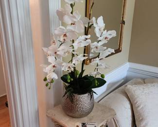 Potted Faux Plant Orchid 