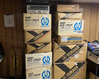 … great stereo components —some new in box