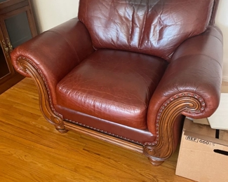 . . . great leather chair