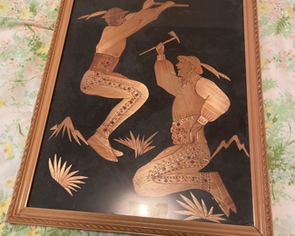 . . . this is one of many wood-carved art pieces