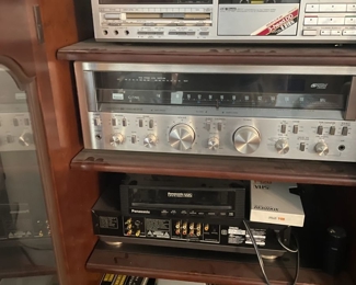 . . . a great assortment of stereo components abound