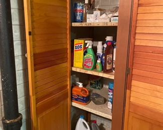 . . . cleaning supplies