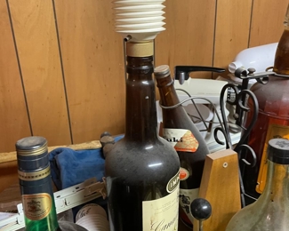 . . . nice Canadian Club advertising bottle