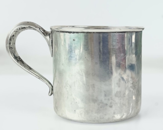 48 Grams Fine Lunt Sterling Silver Baby Cup #575
