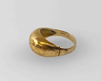 Fine 14K Yellow Gold Ring Size 7.75
