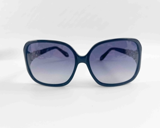 Black Versace Tinted Blue Sunglasses
