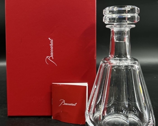 Fine Baccarat Crystal Decanter With Box
