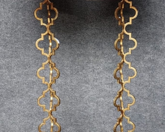 Pair Fancy Gilt metal Floor Lamps with matching Shades Hollywood Regency Style
