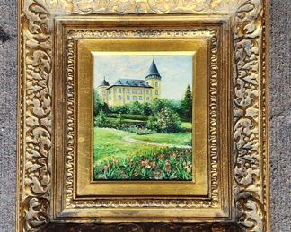 Original Framed Oil Painting on Canvas Fancy Gilt Framed
