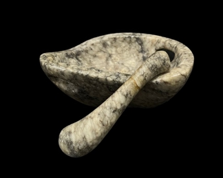 Marble Mortar and Pestle
