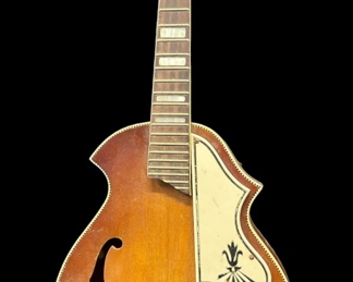 Vintage 1964 Airline Venetian Model Mandolin Sunburst
