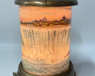 Vintage 1950s A.B. Leech Motion Lamp NIAGARA FALLS
