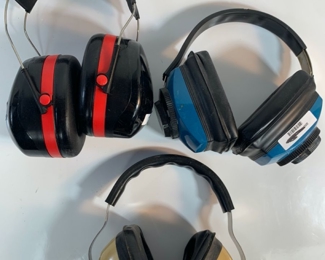 Three High End Sound Cancelling Ear Protective Headphones - Silencio RBW-71, 3M Tekk Protection and Quiet
