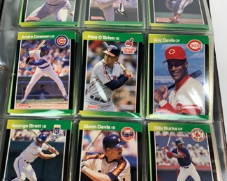 Vintage 1989 Miscellaneous Dondruss Baseball Trading Cards Binder
