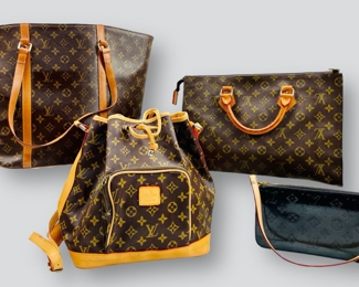 Louis Vuitton Style Monogram Noe Shoulder Bag M51108, Louis Vuitton Style Monogram Sac Shopping Tote, Louis Vuitton Style Speedy Handbag And LOUIS VUITTON Style Vernis Pochette Accessories
