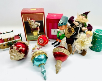 Department 56 Snow Glows Ornament, Lenox Santa�s Pastimes Skier Figurine, Lolita Mini Wine Glass Ornament And More
