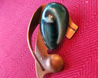 70's ? - Copper and Carved Stone. 