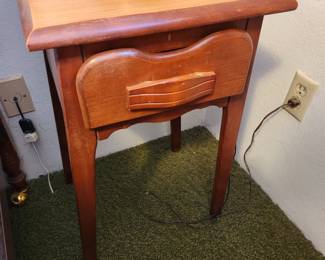 Carved Vintage Table/Cabinet